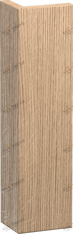 BR519905252 Доборная планка для шкафчика Brioso Brioso #BR5199 16 мм Европейский дуб, декор Duravit