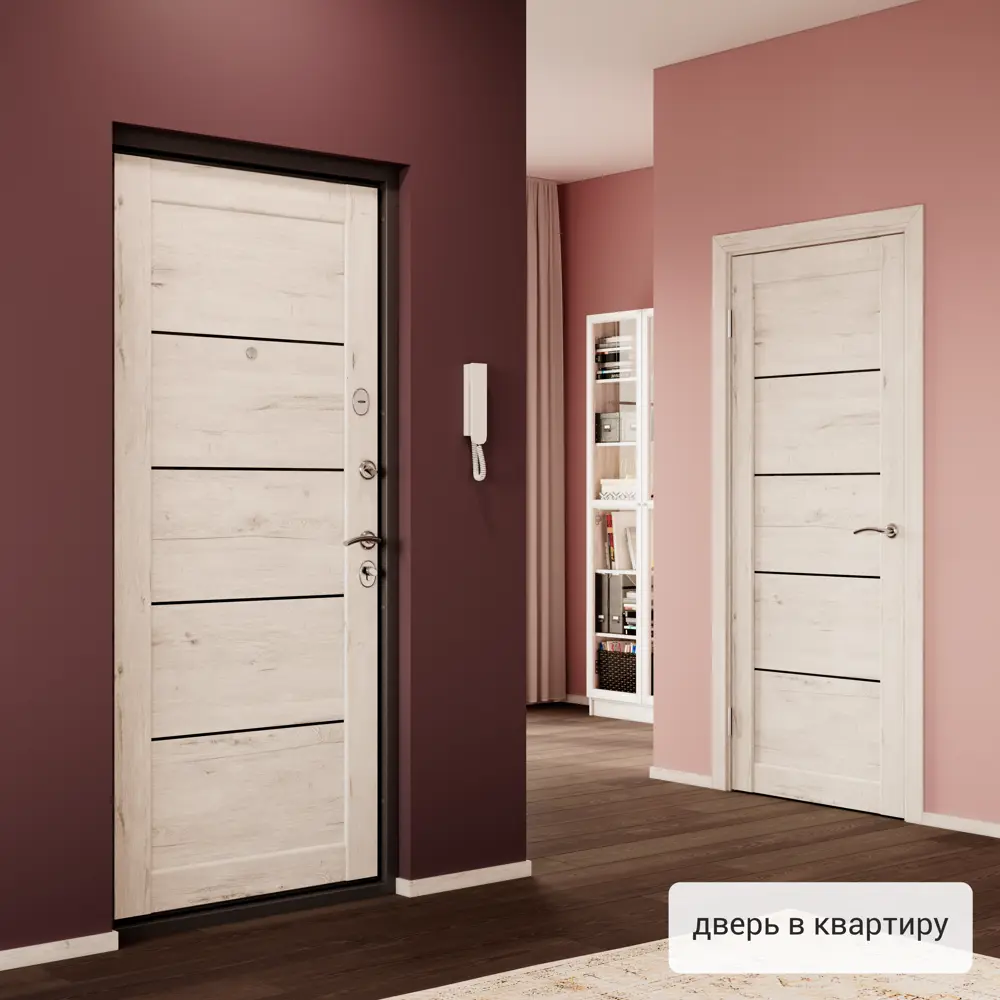 Дверь входная металлическая Ронда 860 мм правая цвет брио тоскано TOREX STLM-2057129 - Вид №15