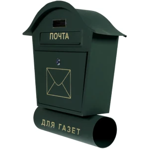 Ящик почтовый Standers YX-M001-GN, стальной, цвет зелёный 15081106 STLM-2009760