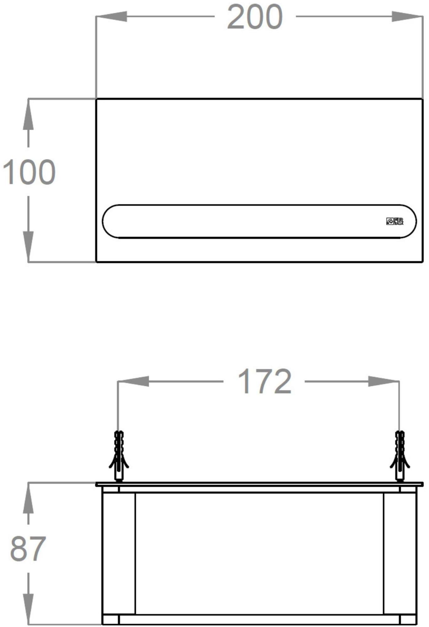 Fir Italia Каркас полки для ванной из нержавеющей стали Accessoriessteel Abps00d - Вид №2