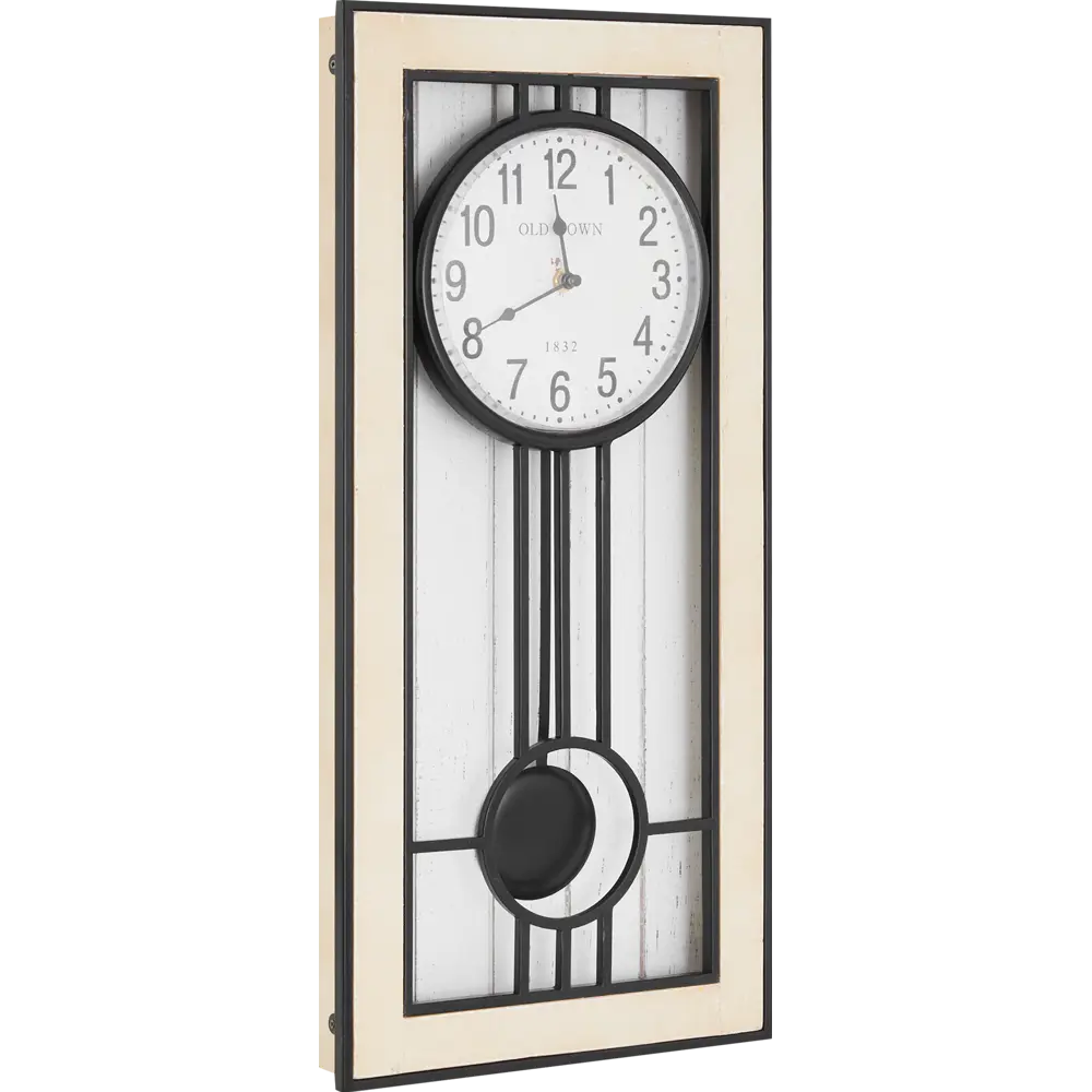 Часы настенные Dream River Маятник круглые пластик цвет черно-коричневый ø28 см STLM-2113346 - Вид №2