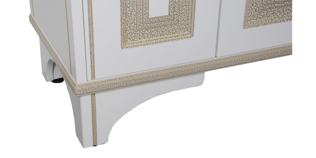 Комплект мебели Aquanet Валенса 90 белый краколет/золото 00182822 - Вид №6