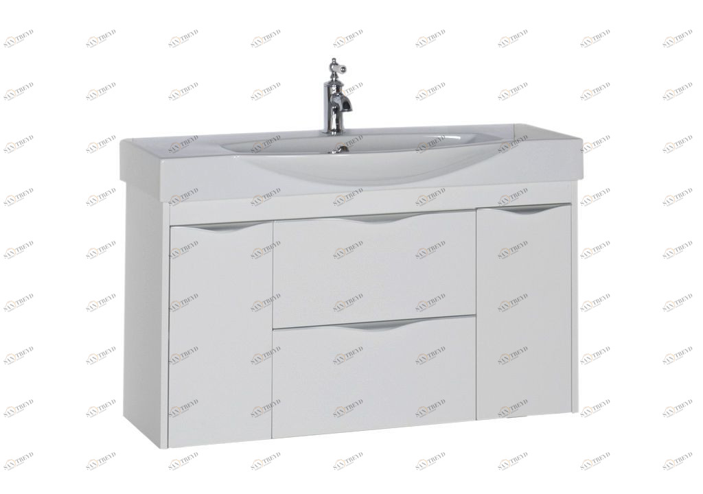 Тумба с раковиной Aquanet Франка 105 белый 0018305500182330