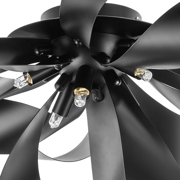 Потолочная люстра Lightstar Turbio 754167 LIGHTSTAR TURBIO 184550 Черный  - Вид №2