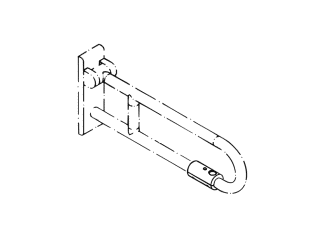 801.22D100 угловая ручка HEWI HEWI active+  - Вид №5