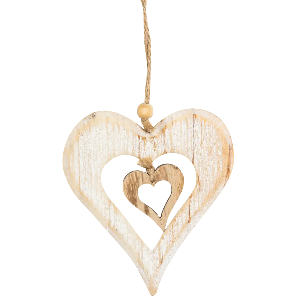 Украшение ёлочное «Сердечко», 11 см, дерево Santreyd STLM-2093803 - Вид №1