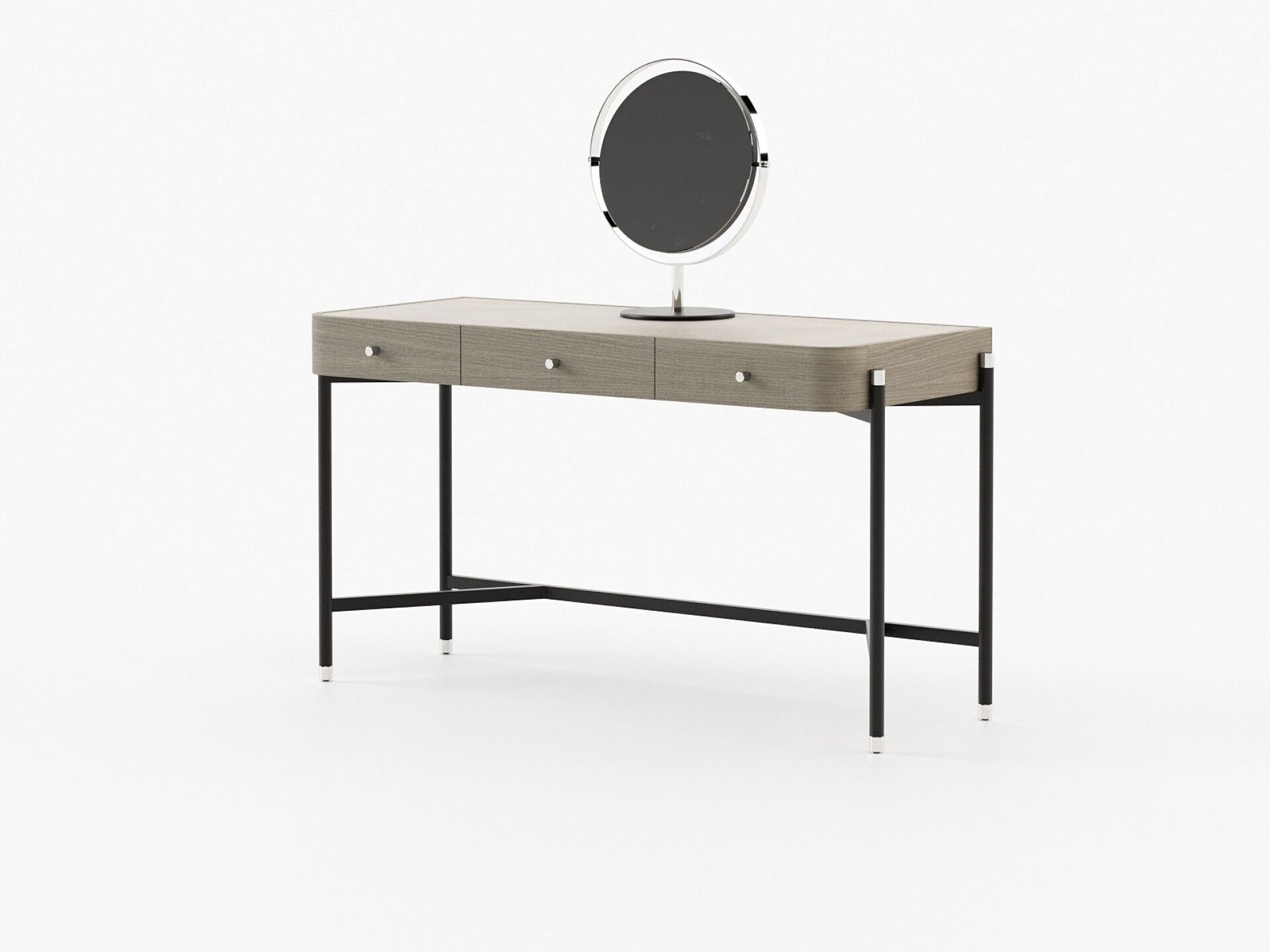 Туалетный столик из нержавеющей стали и дерева Laskasas Rosie ARCH-00007718 - Вид №5