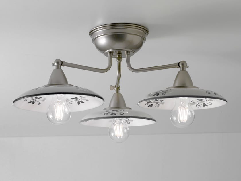Регулируемая латунная светодиодная потолочная лампа Cremasco Illuminazione Венецианская традиция ARCH-00070400