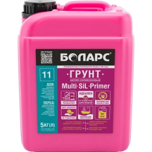 Грунтовка акрил-силиконовая Боларс Multi Sil Primer 5 кг