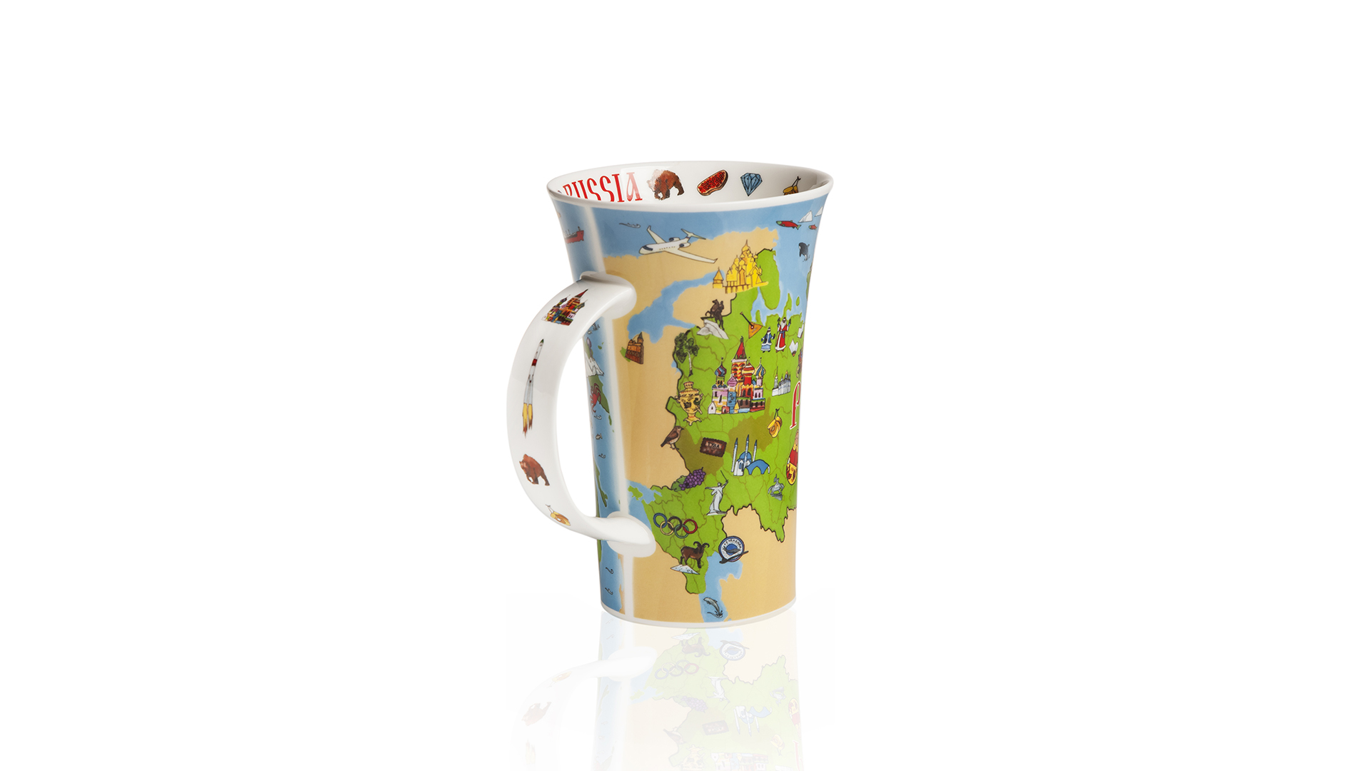 10613364 Dunoon Кружка Dunoon "Россия.Гленко" 500мл Фарфор костяной  - Вид №1