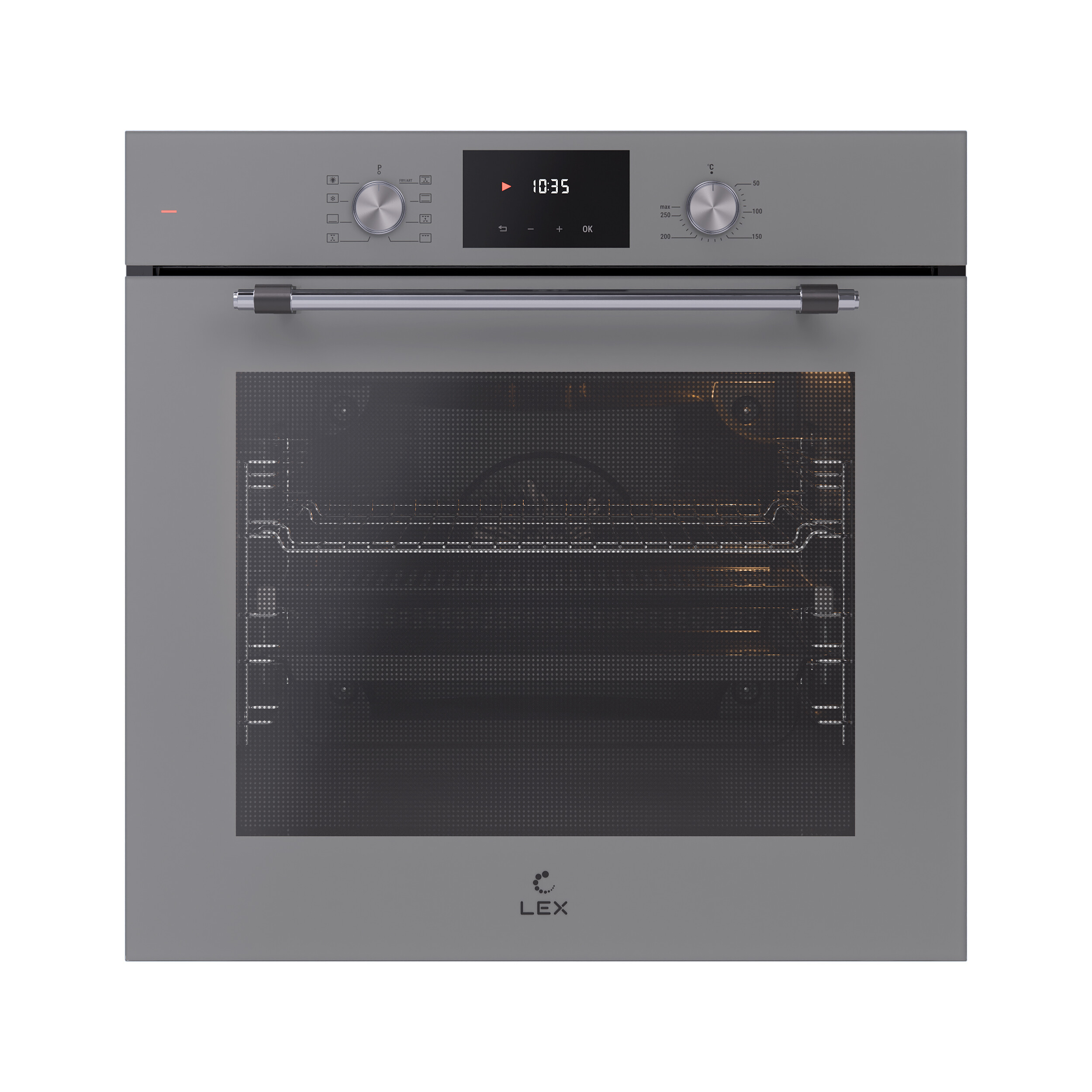 9242206 Электрический духовой шкаф LEX EDP 680 GR MAX серый STDN-0117313