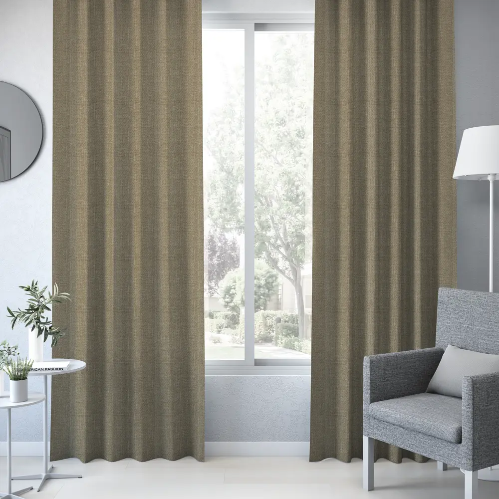 Штора на ленте Viella 160x280 см цвет бежевый 83407026 STLM-2088672 INSPIRE  - Вид №3