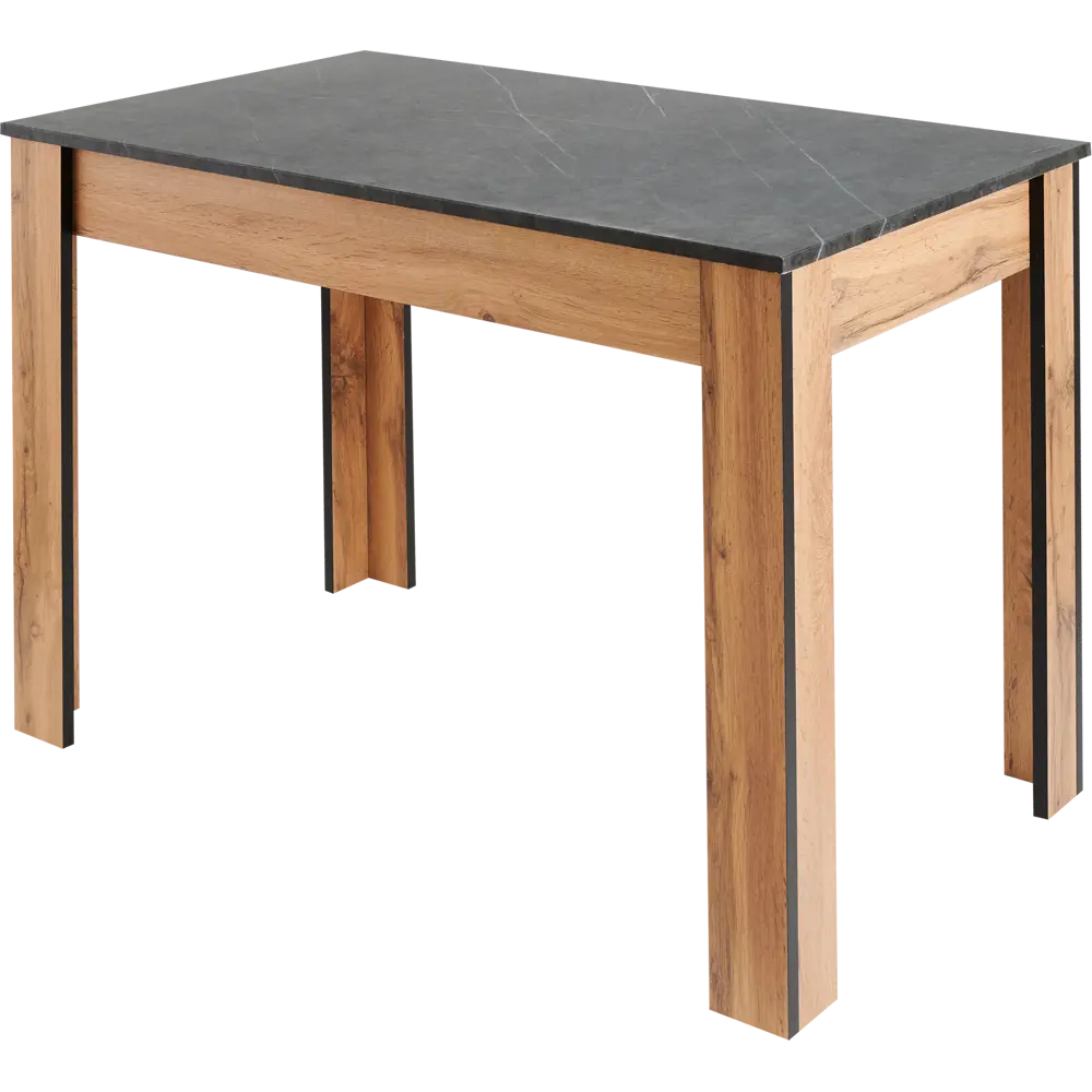 Стол обеденный прямоугольный 58x98x76.2 см МДФ цвет вотан Santreyd STLM-2150869