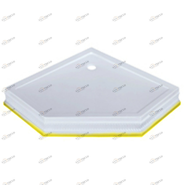 Поддон душевой MIGLIORE Diadema 24588, белый/золото sun-id-685831