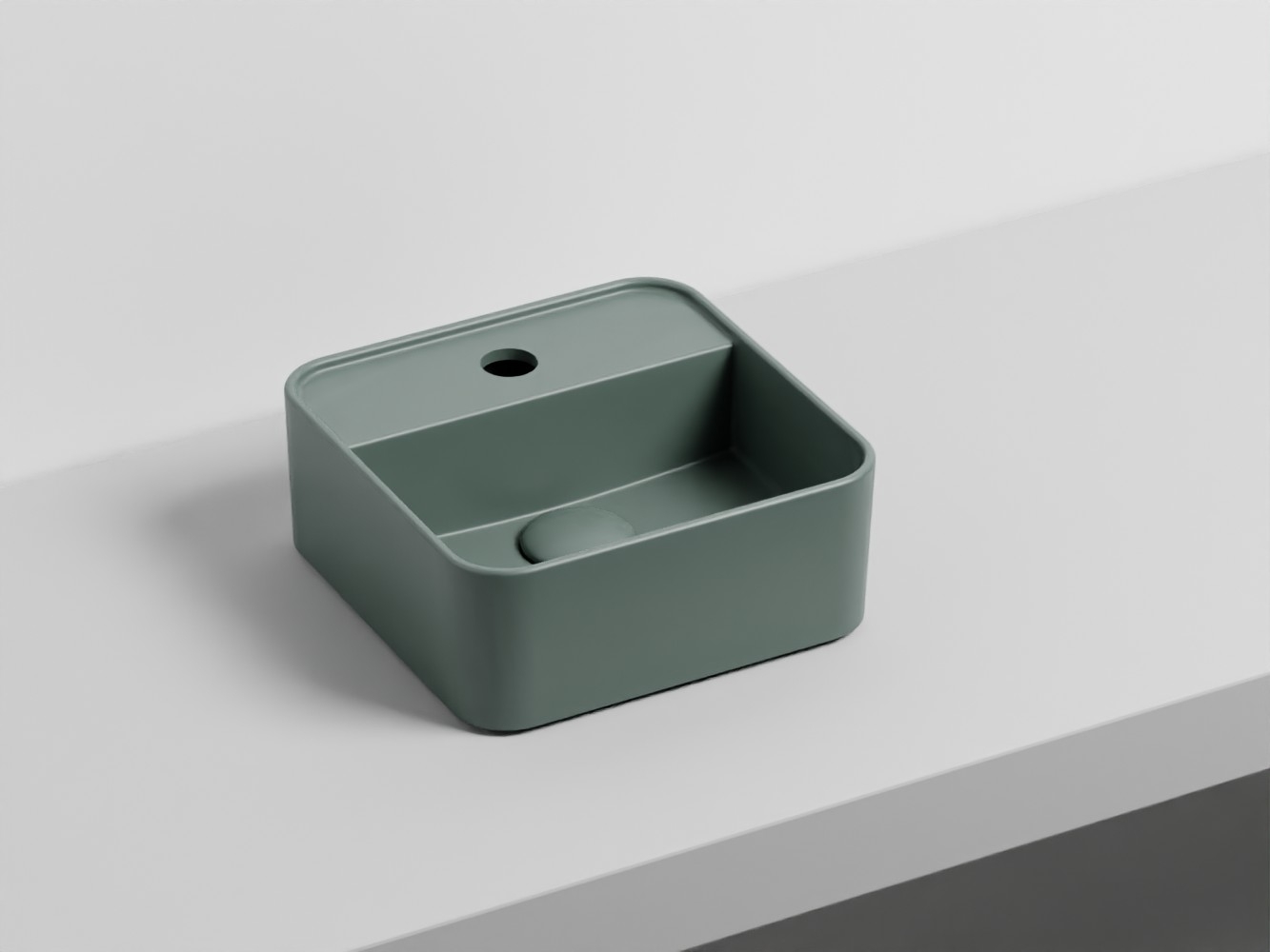LPLAQ-MU Раковина круглая одно отверстие под смеситель 28 cielo Shui Comfort Ceramica Cielo