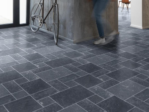 Нескользящий виниловый пол с эффектом камня