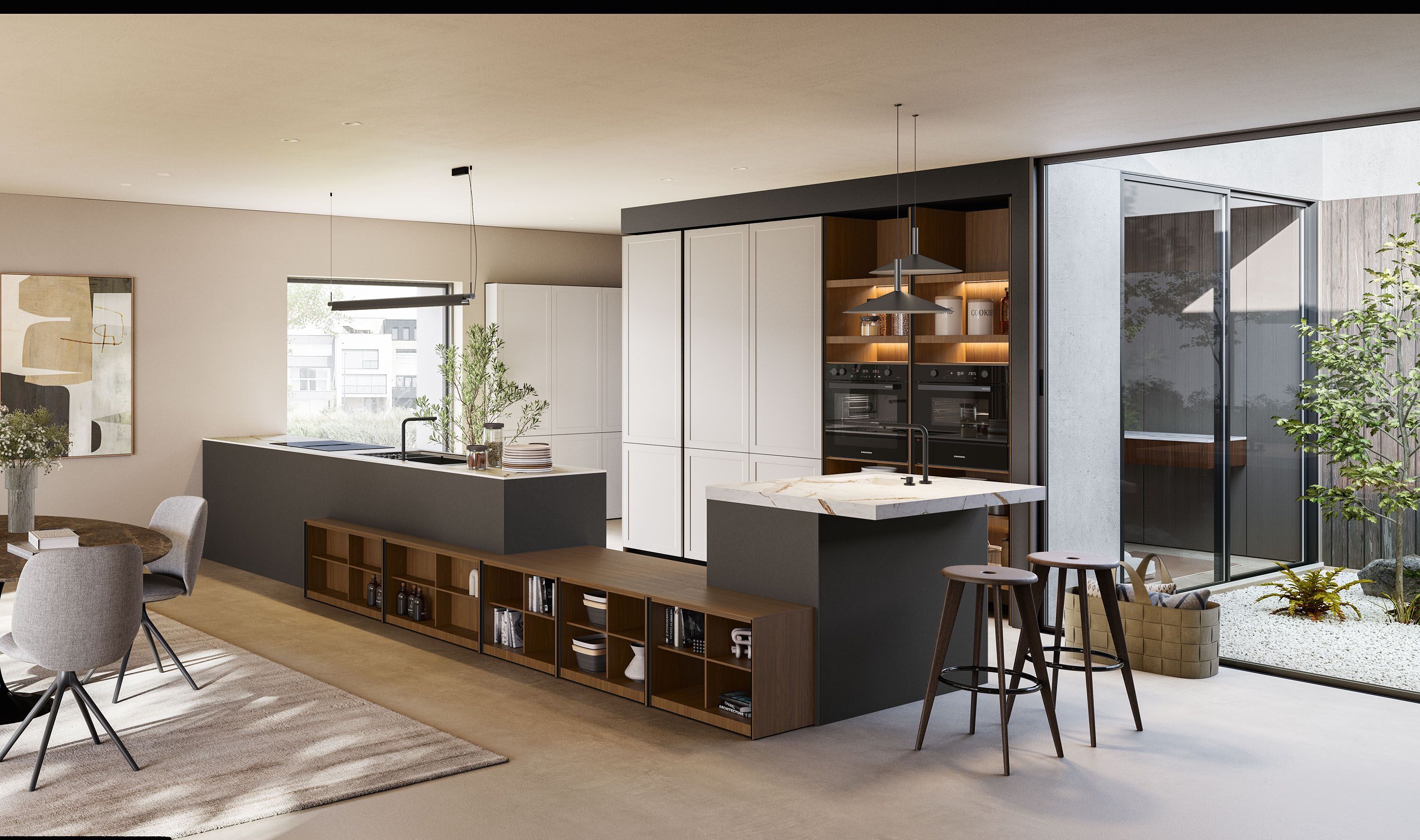 Кухня с островом Copatlife Life Projects ARCH-00128445 - Вид №1