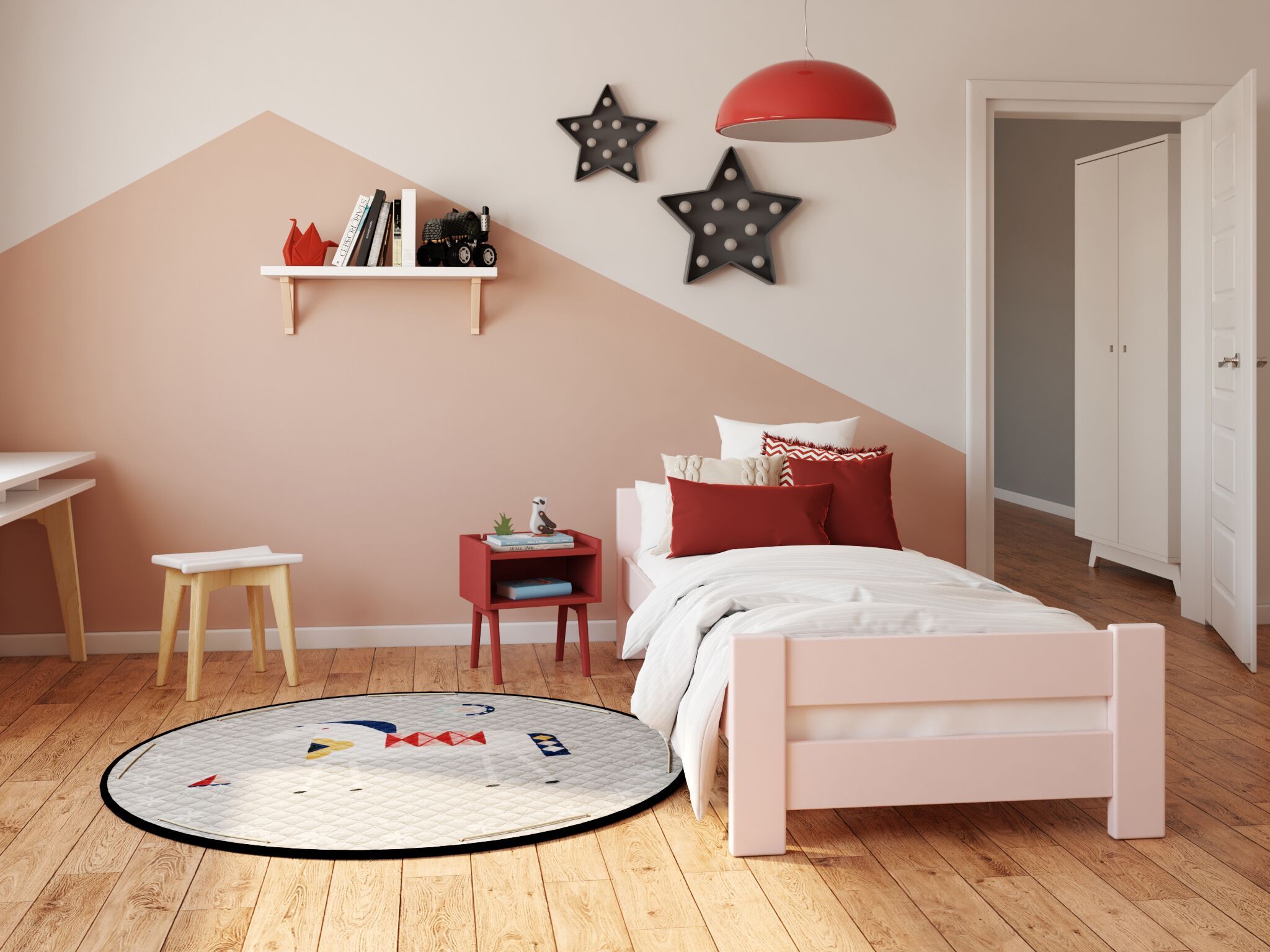 Секционная спальня для мальчиков Mathy by Bols ARCH-00032346 - Вид №1