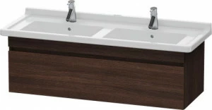 DS639005353 Тумбочка подвесная DuraStyle #DS6390 1200 x 470 мм Каштан темный, декор