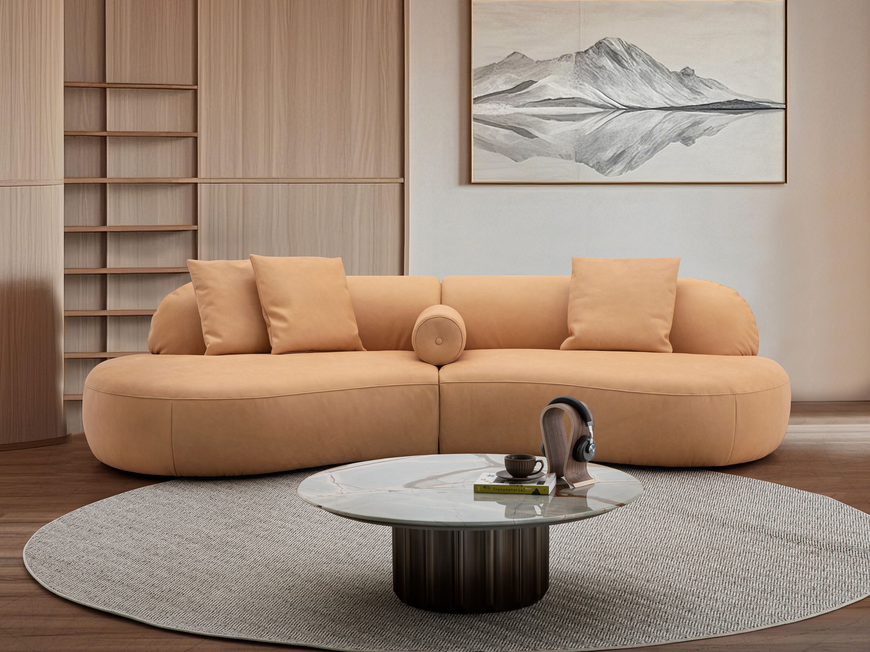 Кожаный модульный диван CAMPO DE' FIORI CHILI ARCH-00096814 - Вид №7