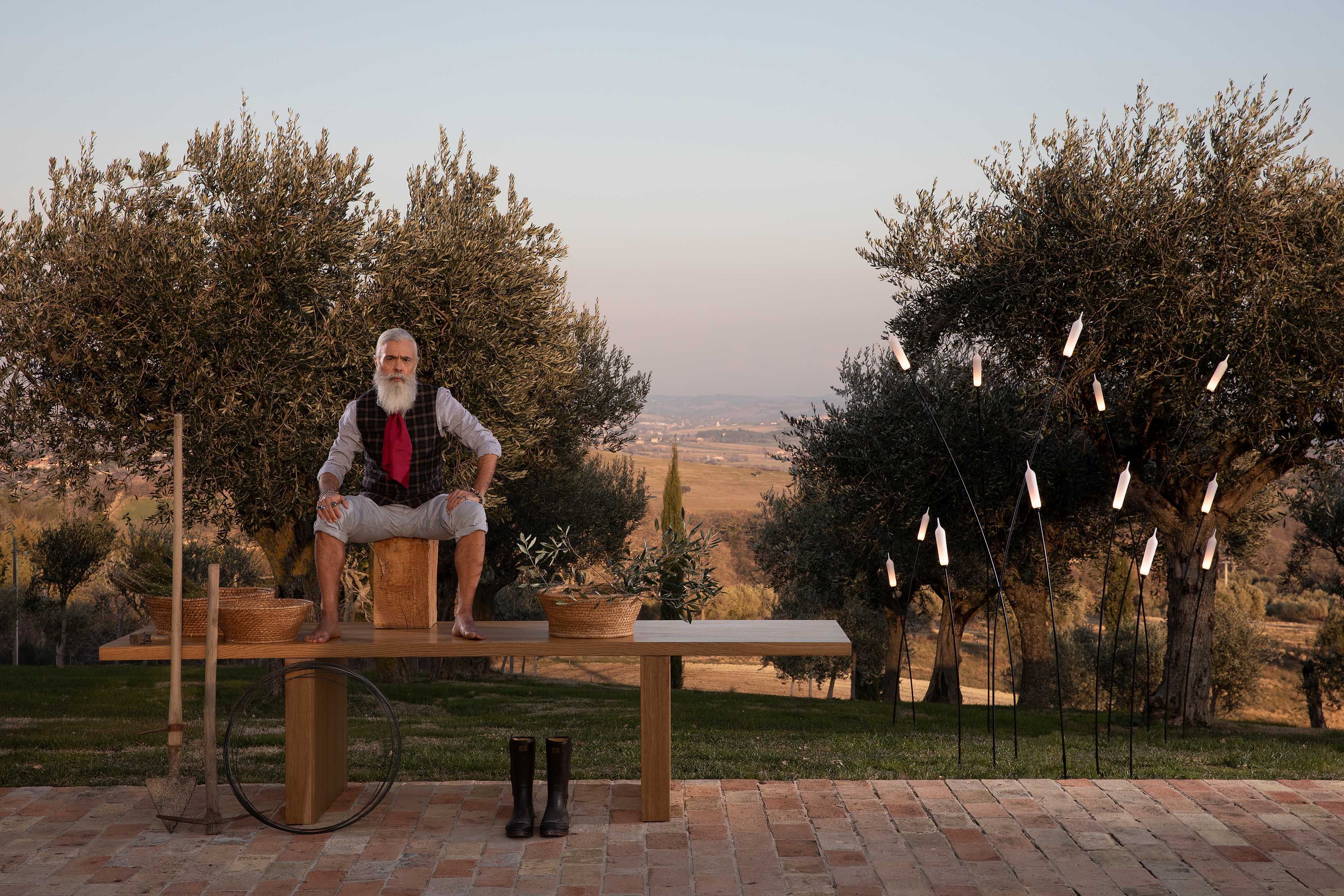 Алюминиевый светодиодный напольный торшер Karman Nilo ARCH-00059050 - Вид №7