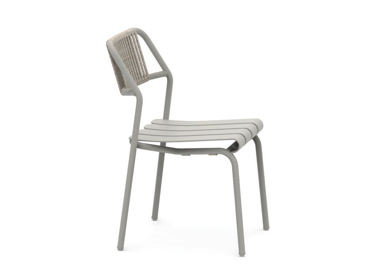 Алюминиевый штабелируемый садовый стул и веревка Vermobil Verdea Rope ARCH-00039586