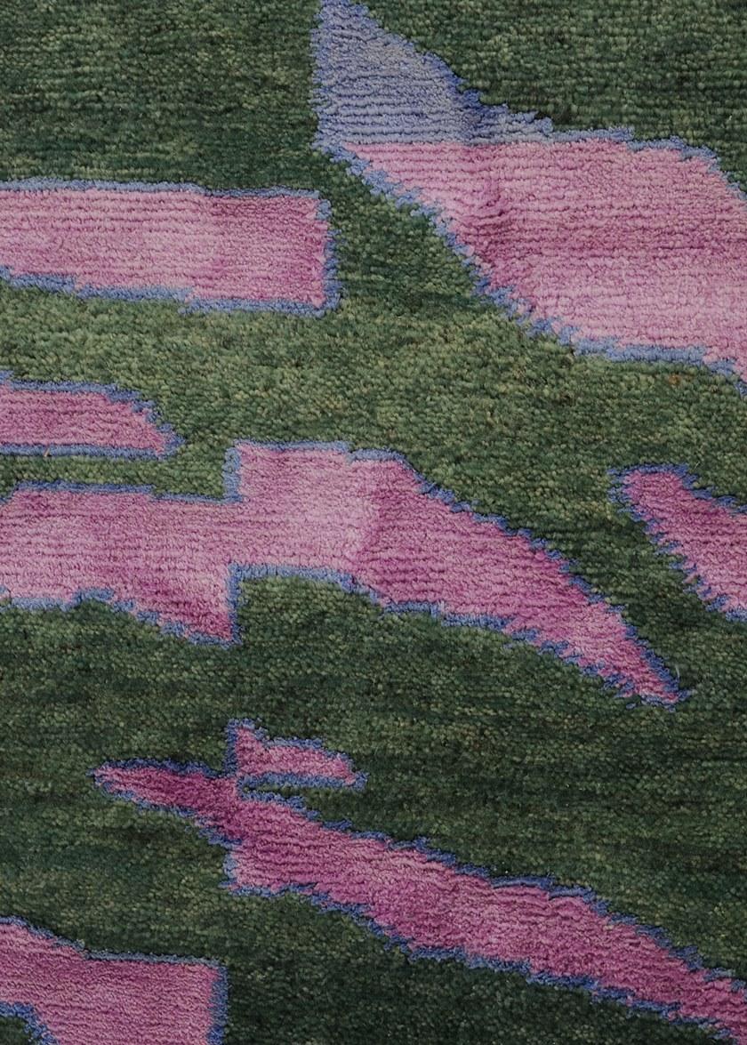 I + I Прямоугольный ковер из шелка, шерсти и хлопка с рисунком Wild furs Tg 09  - Вид №4