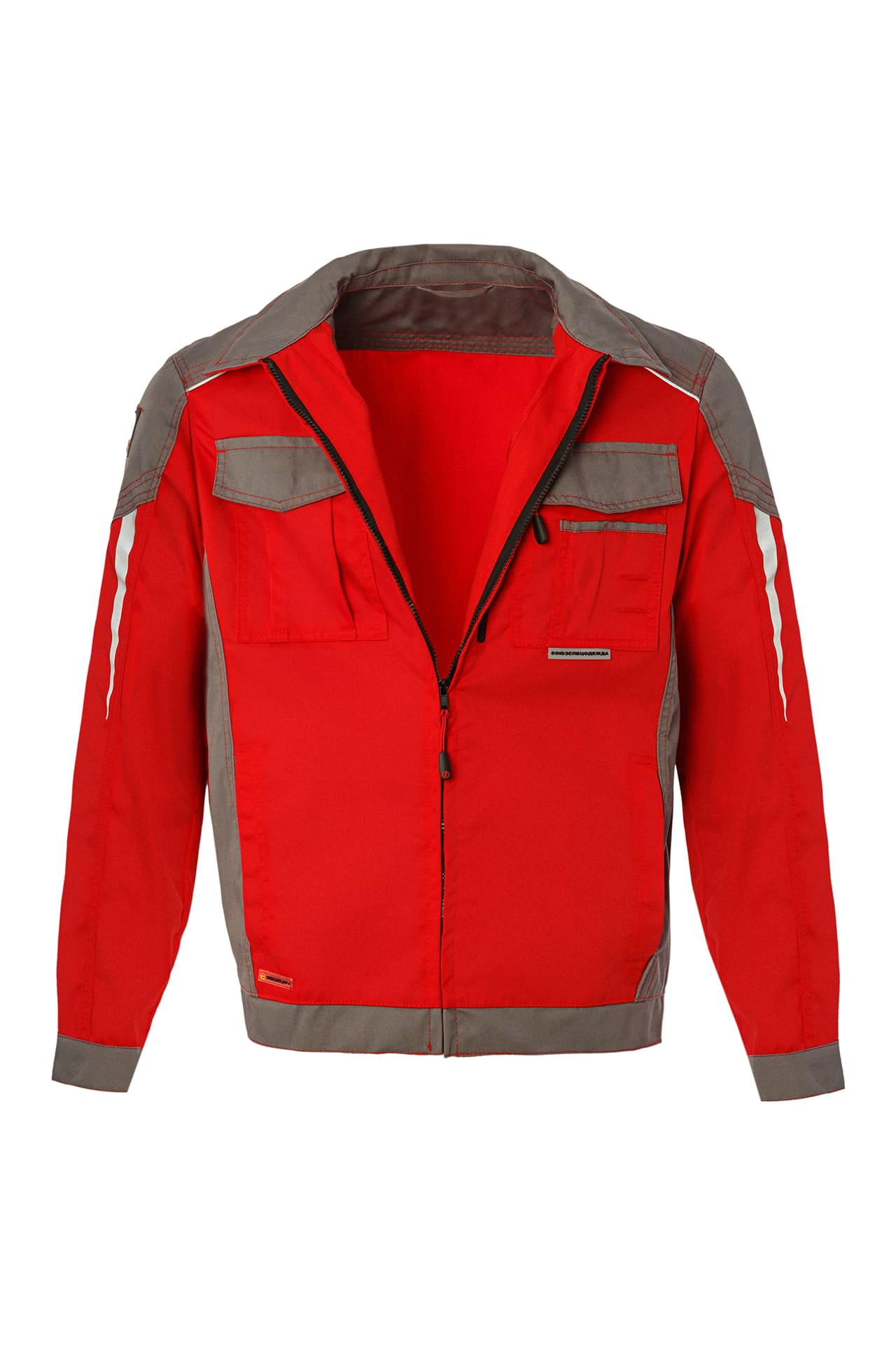 70059 Костюм  NEW красный с серым STATUS  Летняя спецодежда  размер 60-62/170-176  - Вид №3