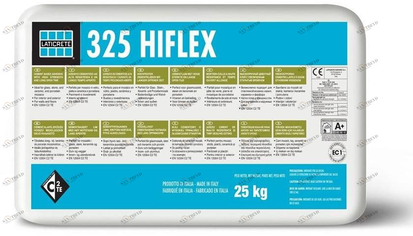 LATICRETE Цементный клей для плитки Adesivi e malte 750003, 750004