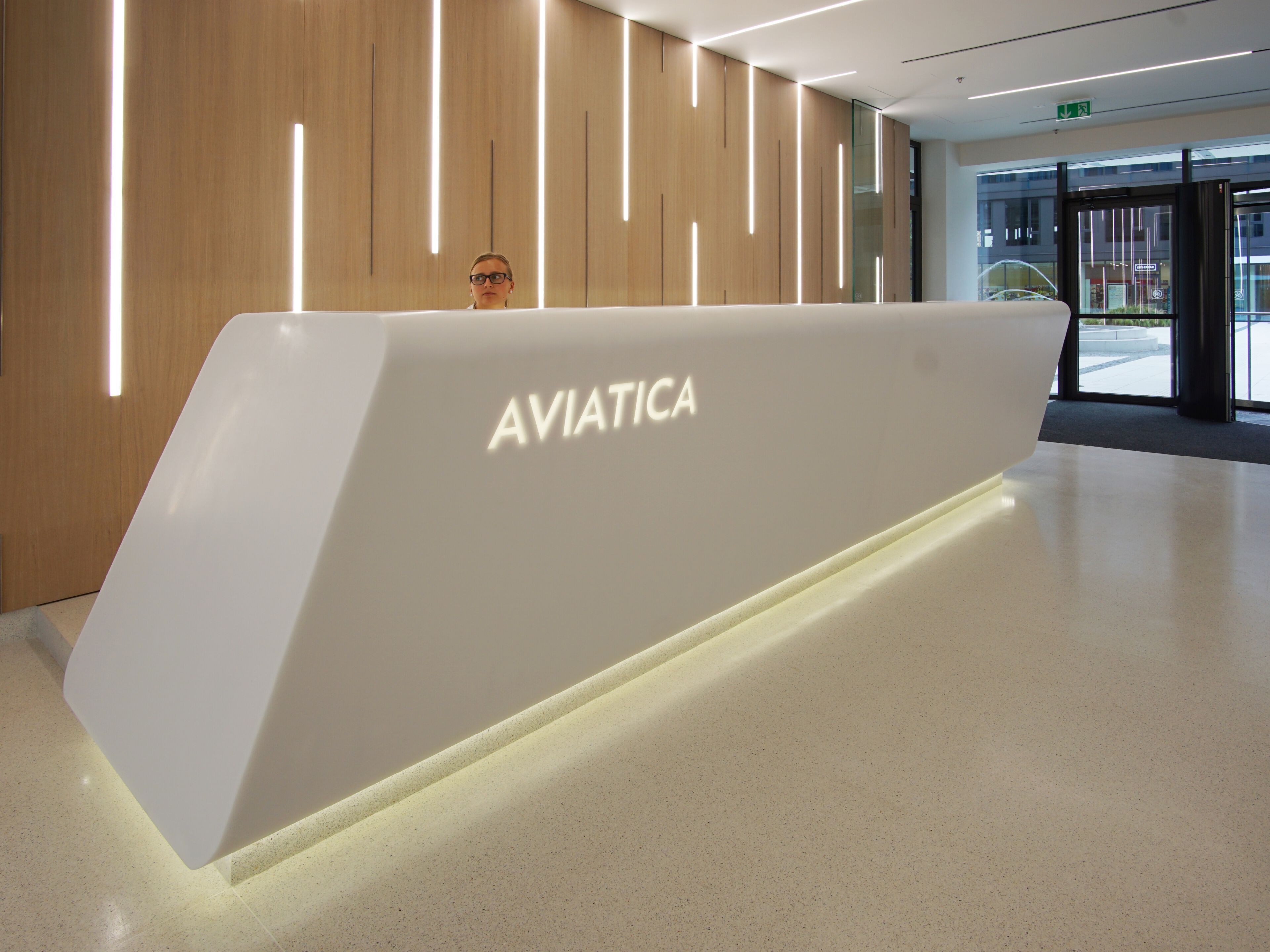 Banco reception in HIMACS AMOSDESIGN AVIATICA ARCH-00101610