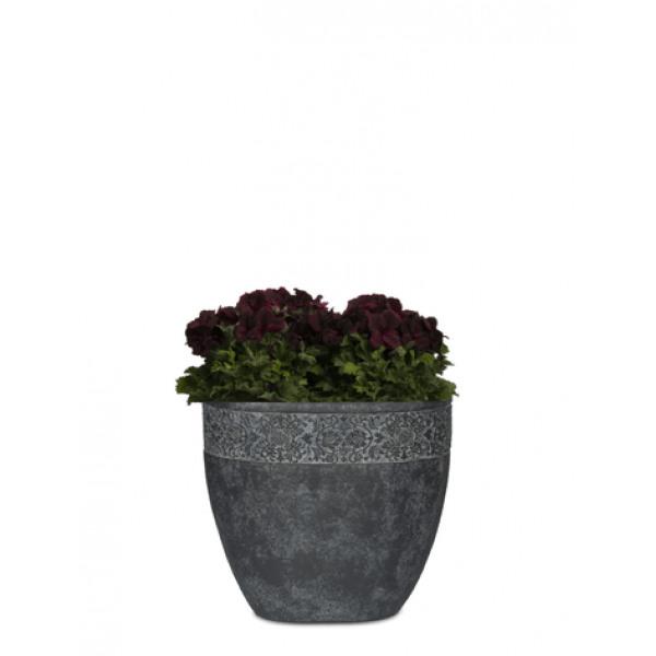 Ваза бежевая с декоративным элементом диаметр 34 см "Пуатье" LE-VILLAGE - 081677 Бежевый  - Вид №1