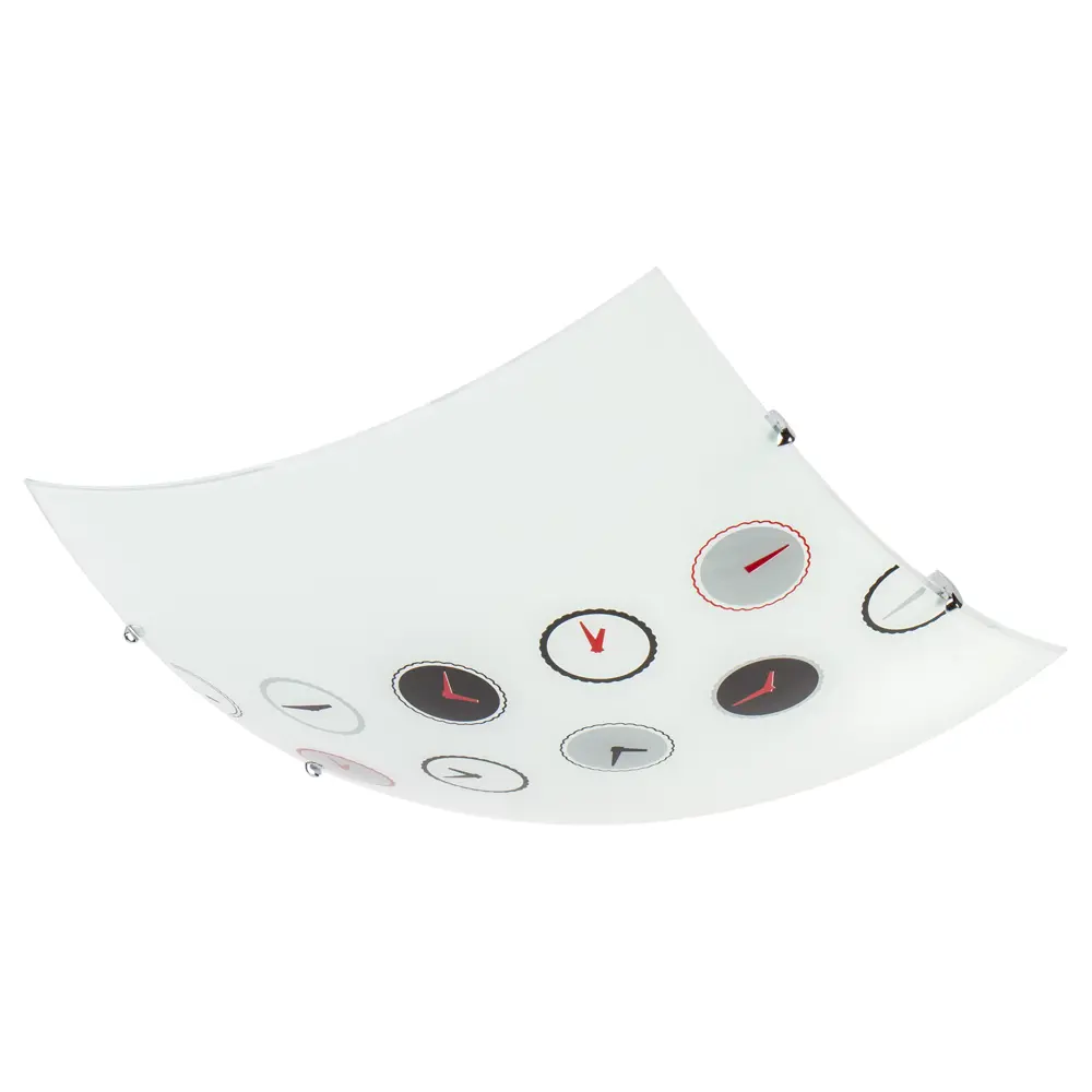 Светильник настенно-потолочный Time 1xE27x60 Вт, цвет никель Santreyd STLM-2207406