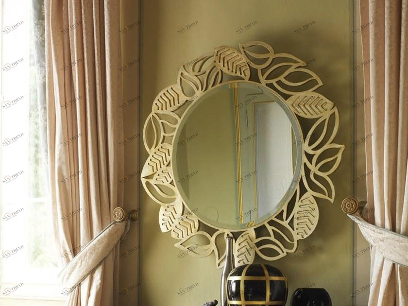 Cantiero Зеркало настенное круглое в раме Grand étoile Ge010