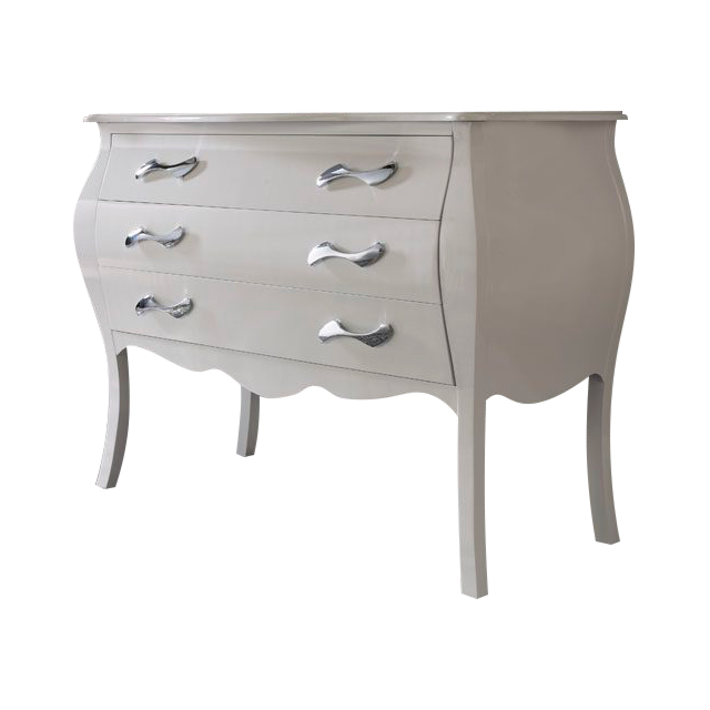 Комод белый с 3 ящиками Freedom ESF ДИЗАЙНЕРСКИЕ, КОМОДЫ FREEDOM 043936 Белый  - Вид №1