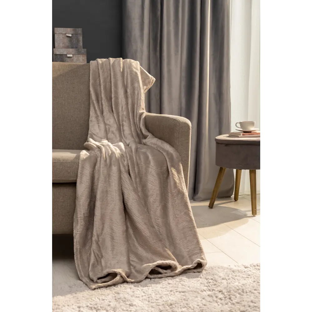 Плед Ardenza Hama 150x200 см фланель цвет коричневый STLM-2141330 - Вид №2