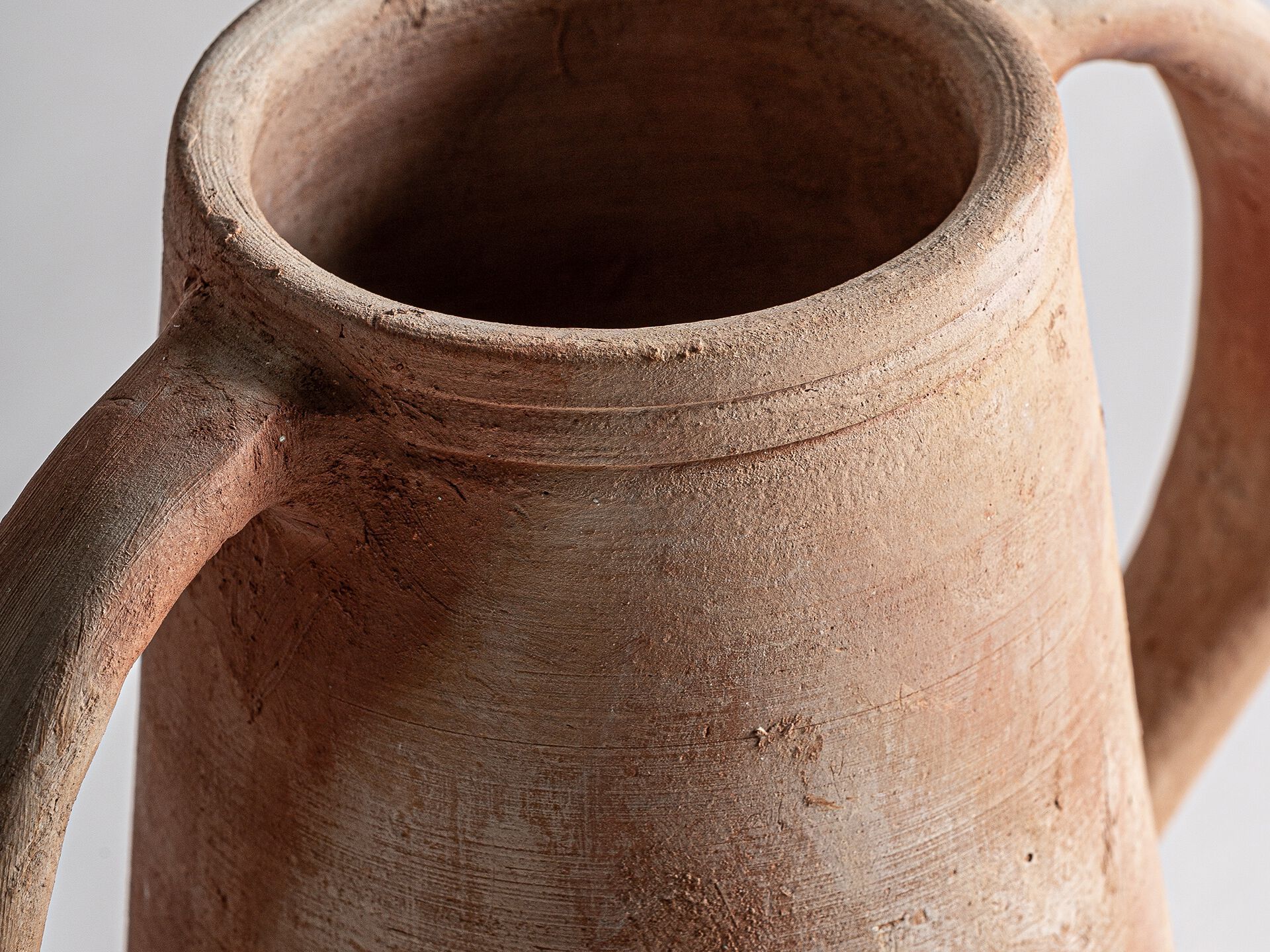 Круглая глиняная ваза Vical Home AIKE I ARCH-00135522 - Вид №2