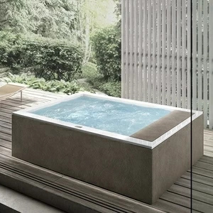 Ванна угловая MINERVA OUTDOOR 200 см с гидро и аэромассажем 2MNA5D6