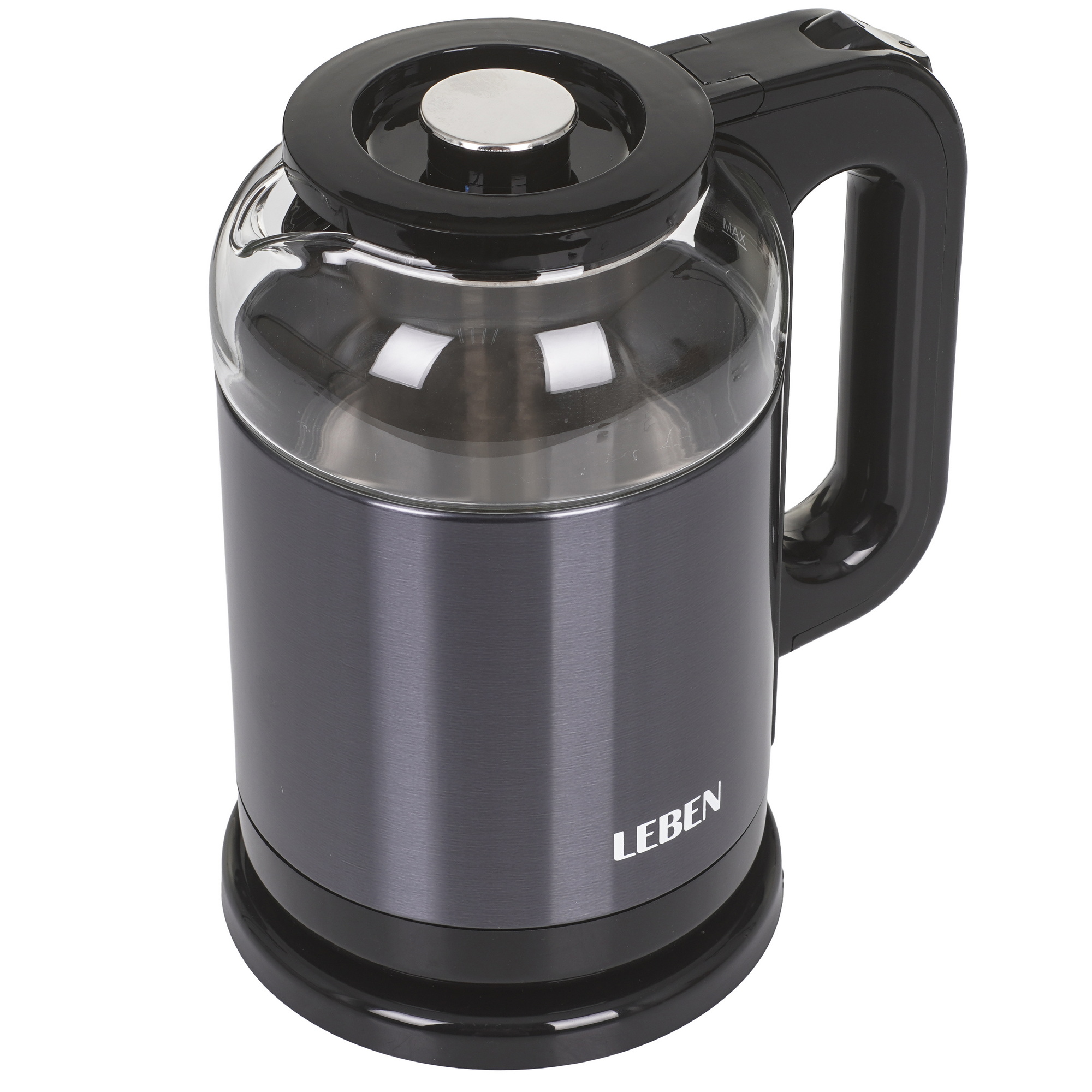 9237197 Электрочайник LEBEN 291-108 серый STDN-0124302 - Вид №2