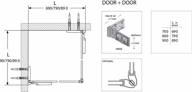 685681 Душевая дверь IFO Stella, дверца IFO Stella 800 левая - Вид №6