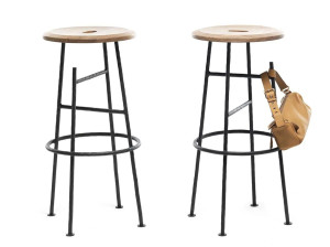 Стул грецкого ореха с подставкой для ног