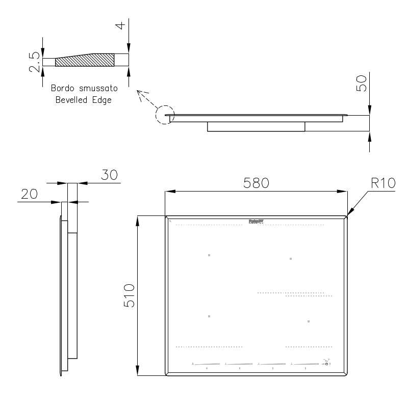7381245 Варочная панель KE Induction 7381245 Fosterspa  - Вид №1