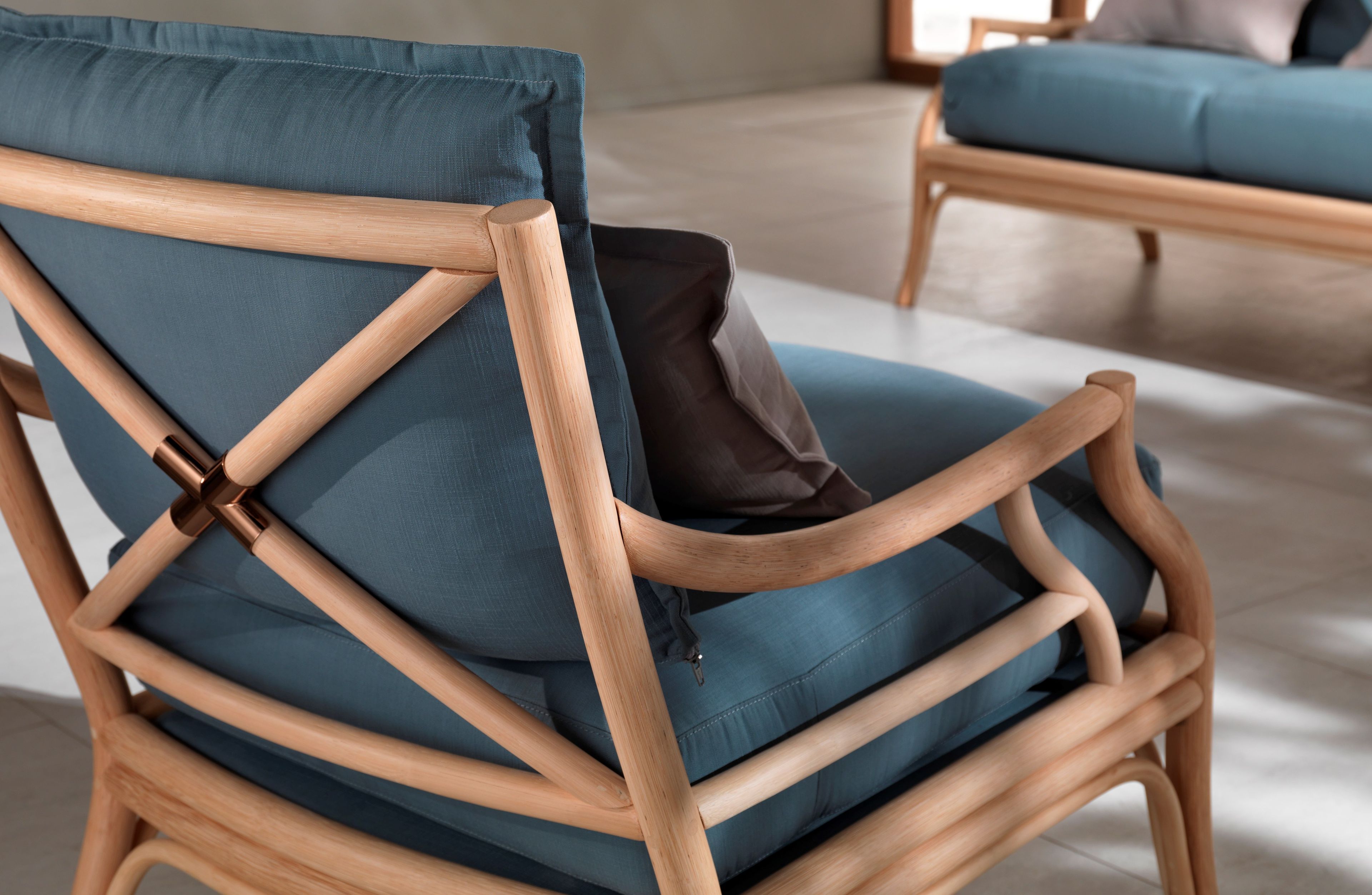 Кресло из ротанга с подлокотниками Mila Maurizi Maison ARCH-00073342 - Вид №6