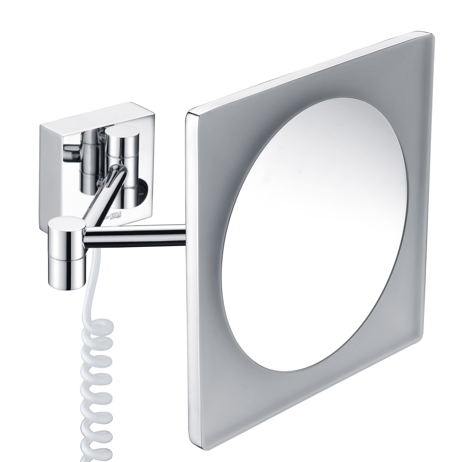 K-1008 Зеркало с LED-подсветкой, 3-х кратным увеличением WasserKRAFT  - Вид №2