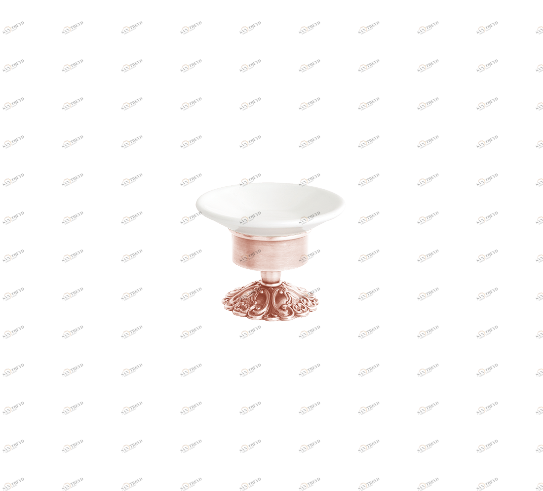 Gentry Home Настенный керамический подстаканник Ivy Rose gold GH101272 