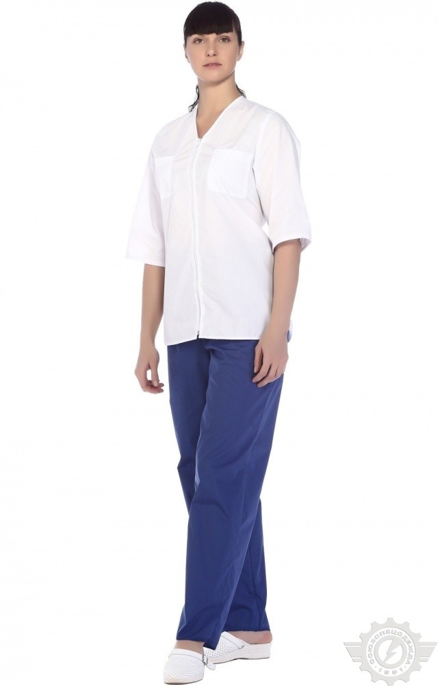 66198 Куртка "Сервис" белая  Медицинская одежда  размер 60/158-164 Спецодежда  - Вид №10