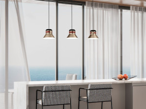 Матовый стеклянный светодиодный подвесной светильник