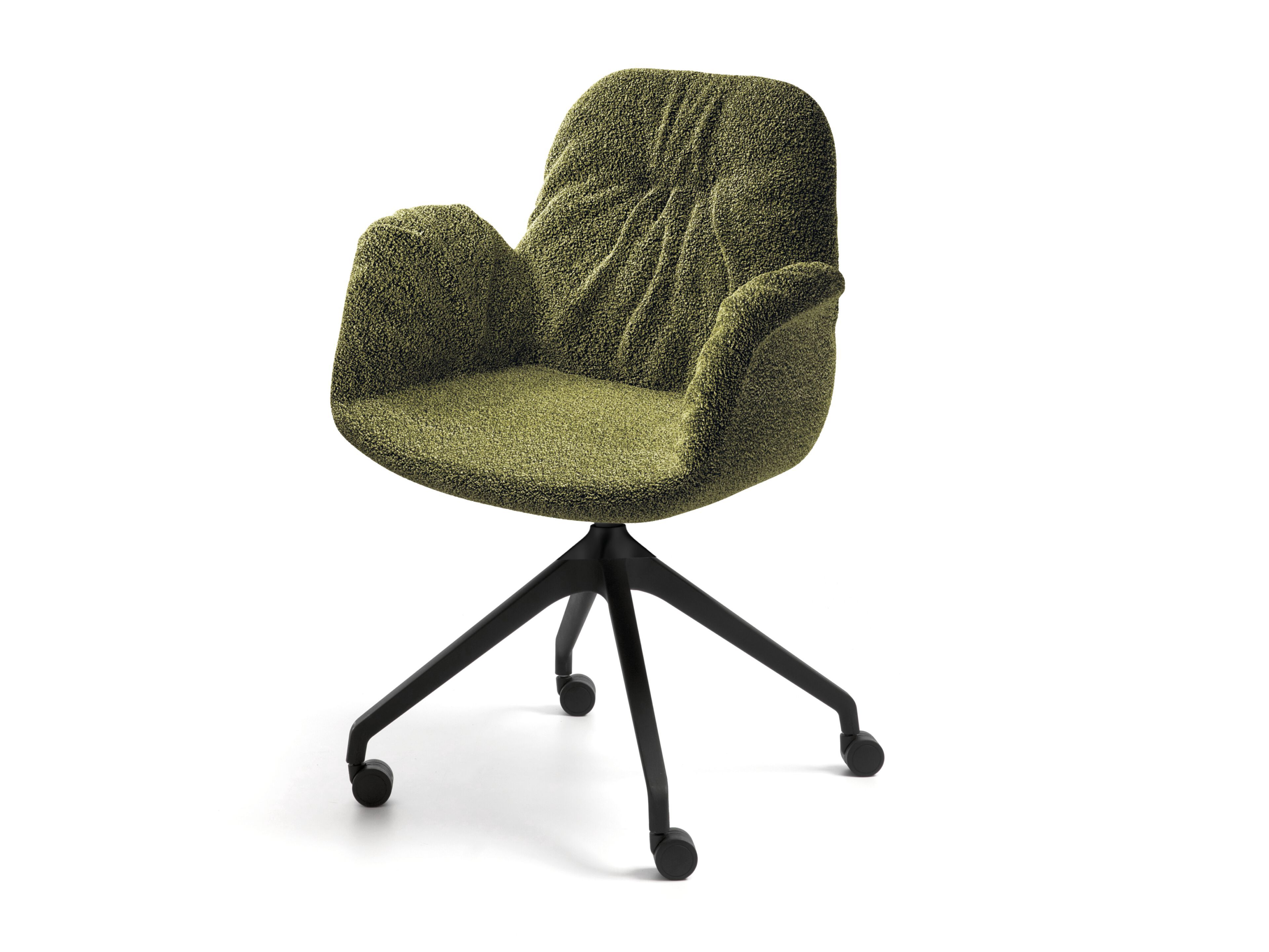 Тканевый стул с колесами и подлокотниками Innova Imbottiti Eleven ARCH-00081519 - Вид №1