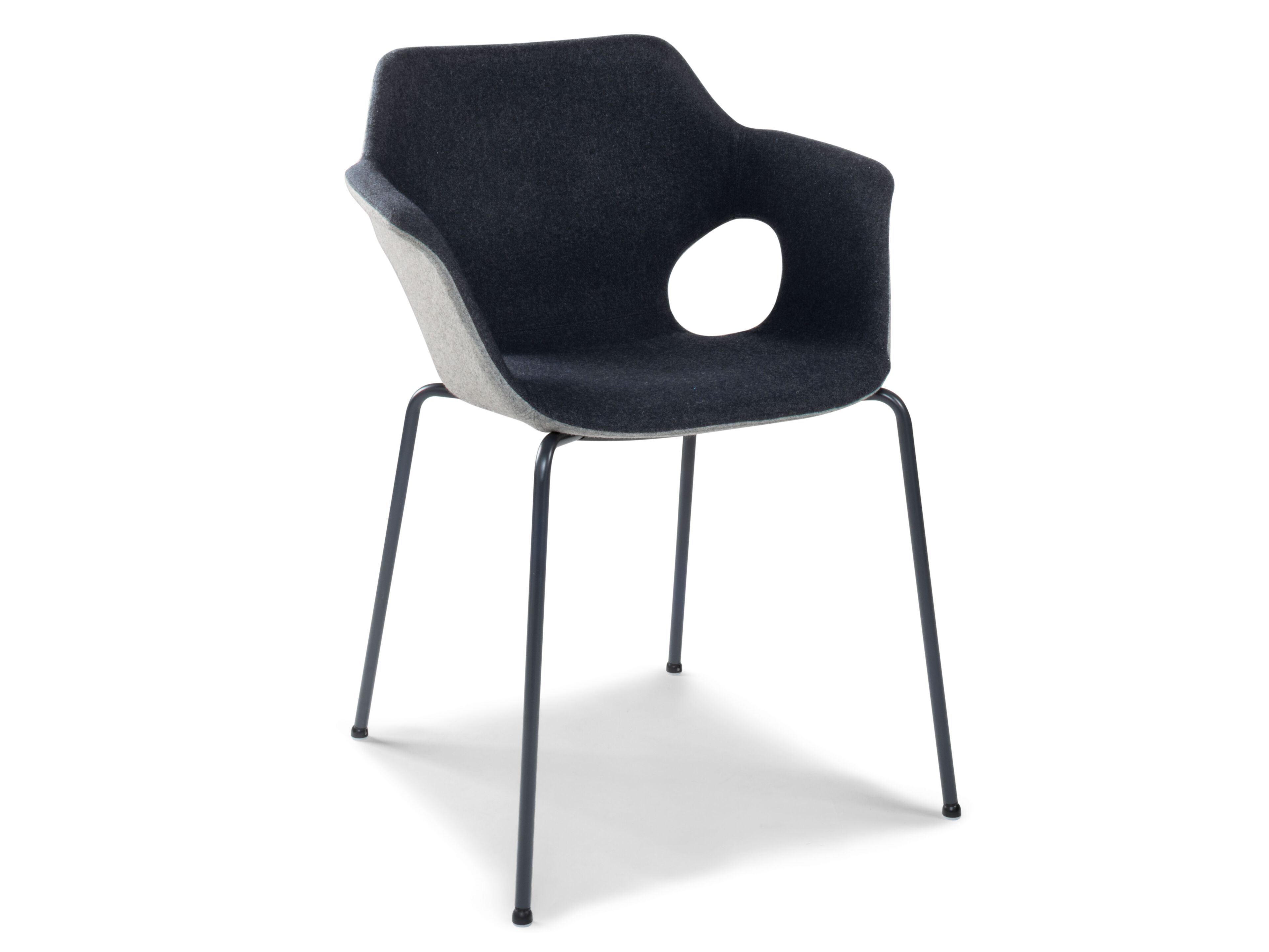 Пластиковый штабелируемый стул с подлокотниками Riccardo Rivoli OLÀ ARCH-00135560 - Вид №6