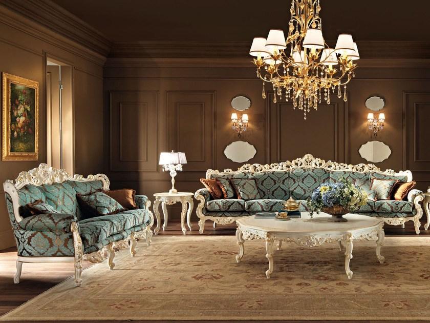 Modenese Gastone Низкий круглый журнальный столик из массива дерева Villa venezia sun-id-1391502 - Вид №3