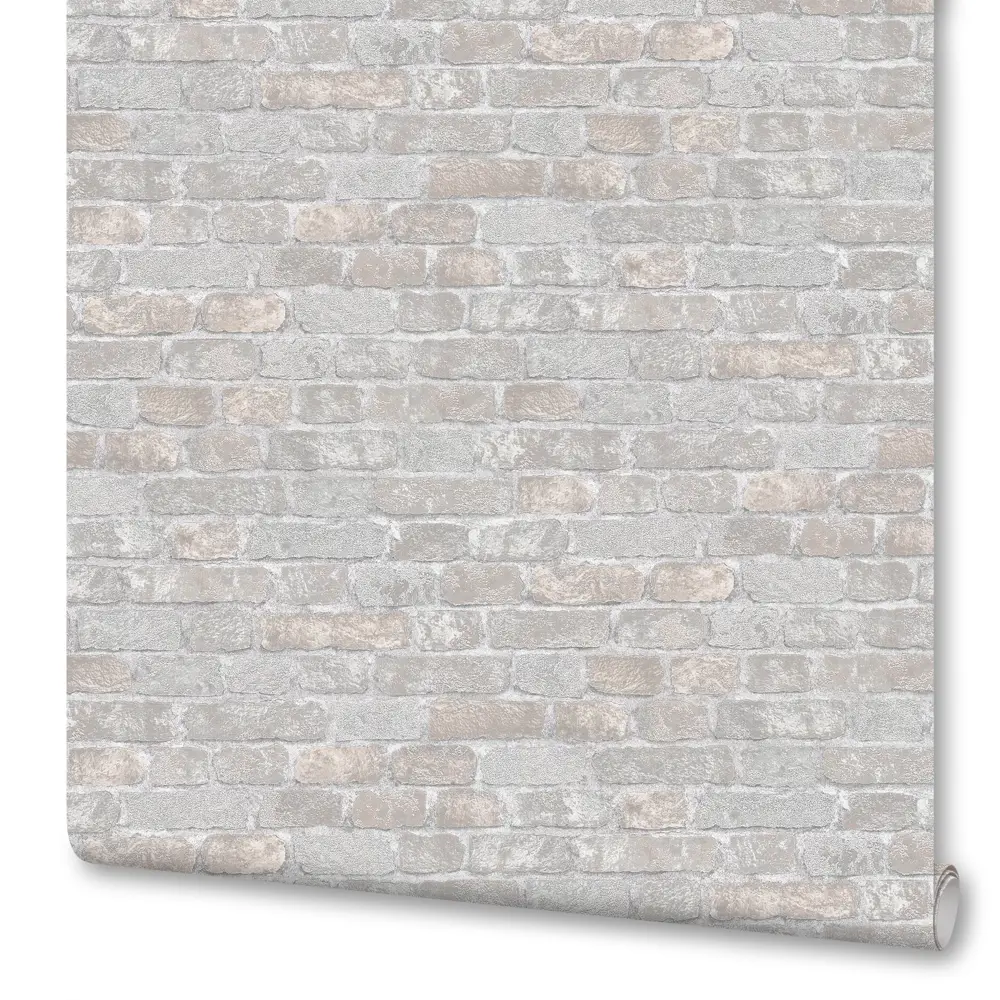 Обои флизелиновые Marburg Brique серые 1.06 м 97985 STLM-2004870